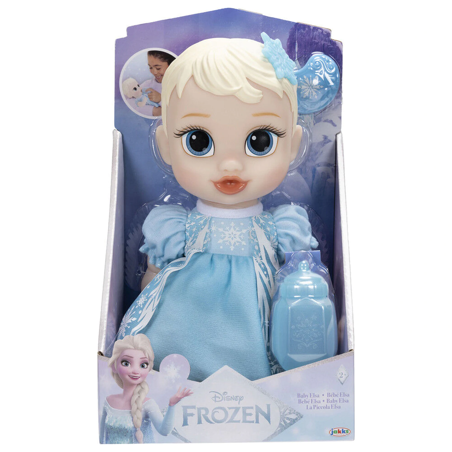Snuggly Disney Frozen Elsa Babypuppe 30cm Produktfoto