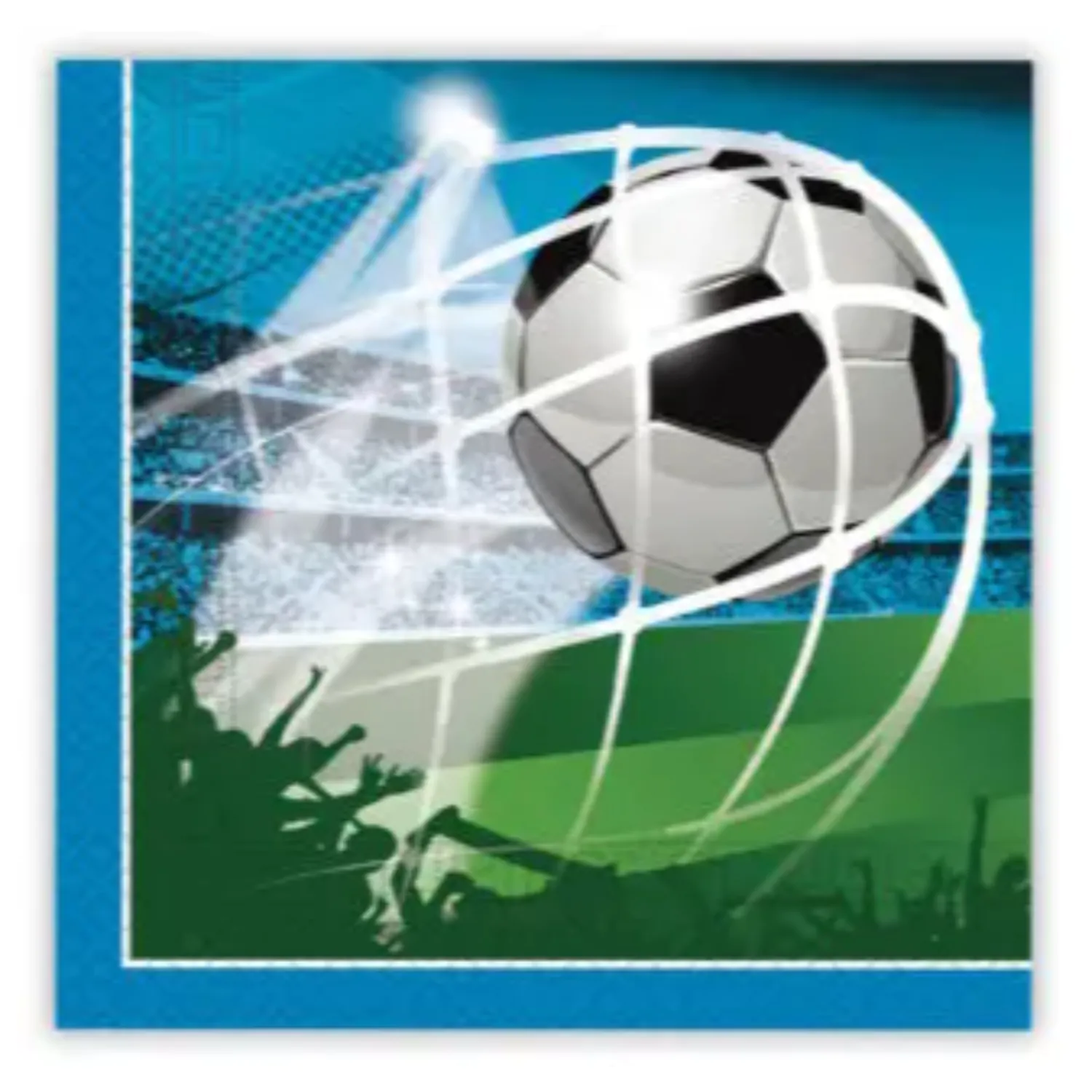 Soccer Fans Servietten 20 Stück 33x33 cm FSC Produktfoto