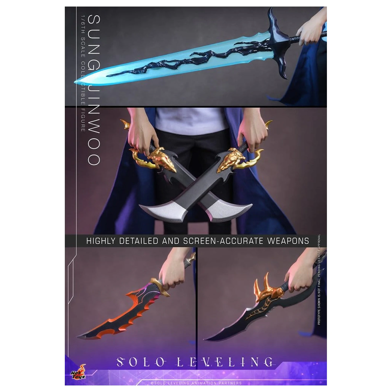 Solo Leveling Actionfigur 1/6 Sung Jinwoo 32 cm Produktfoto