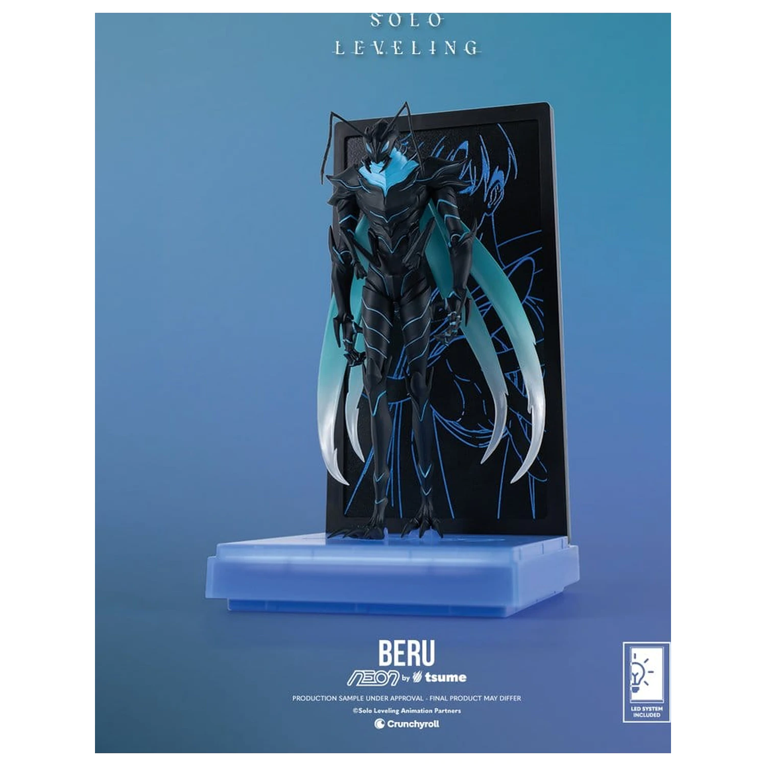 Solo Leveling Neon Figur 1/9 Beru 20 Zentimeter Produktfoto
