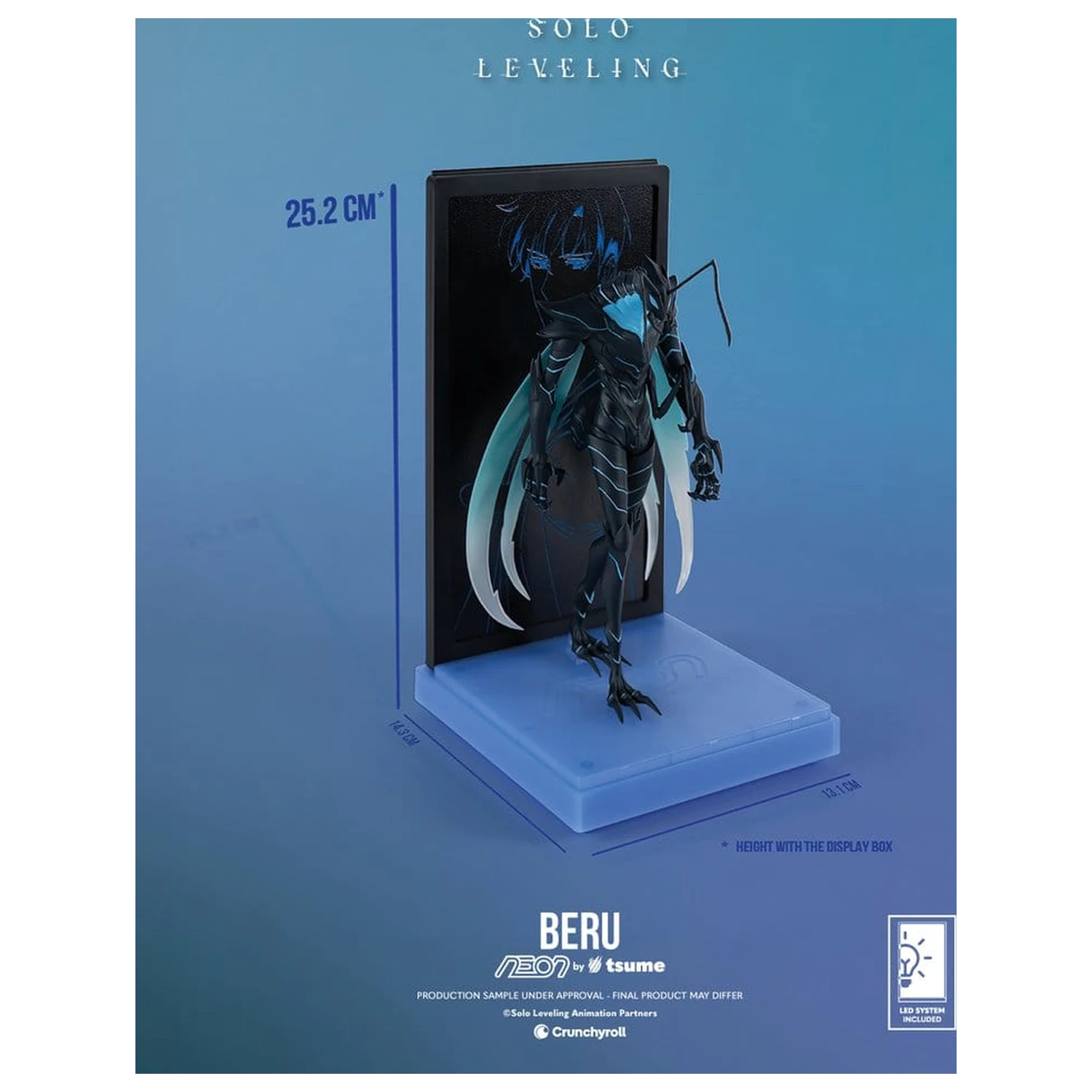 Solo Leveling Neon Figur 1/9 Beru 20 Zentimeter Produktfoto