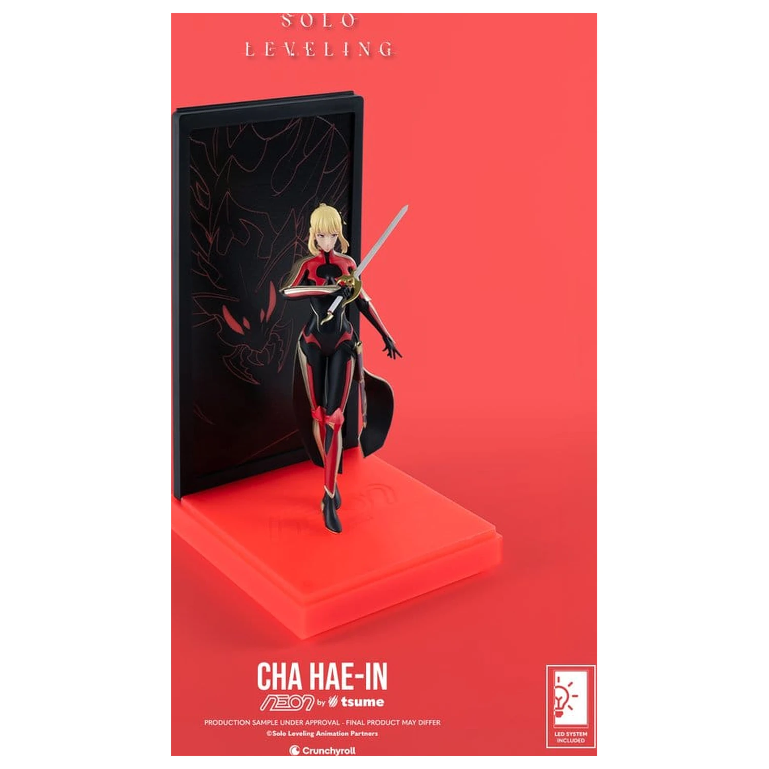 Solo Leveling Neon Figur 1/9 Cha Hae-In 20 Zentimeter Produktfoto