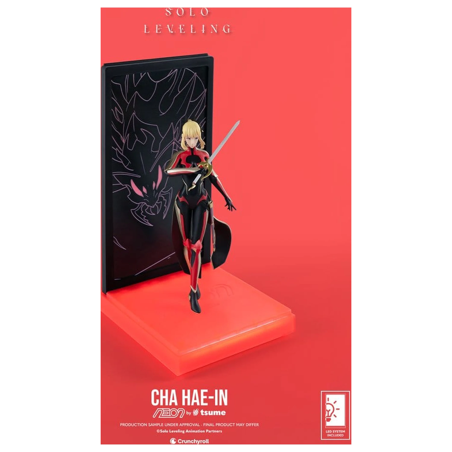 Solo Leveling Neon Figur 1/9 Cha Hae-In 20 Zentimeter Produktfoto