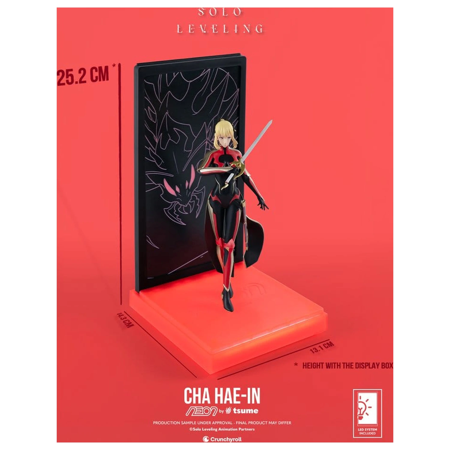 Solo Leveling Neon Figur 1/9 Cha Hae-In 20 Zentimeter Produktfoto