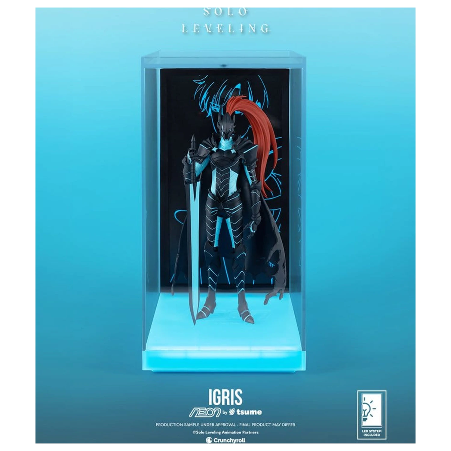 Solo Leveling Neon Figur 1/9 Igris 20 Zentimeter Produktfoto