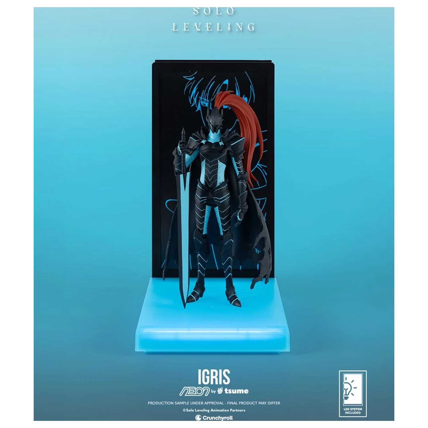 Solo Leveling Neon Figur 1/9 Igris 20 Zentimeter Produktfoto