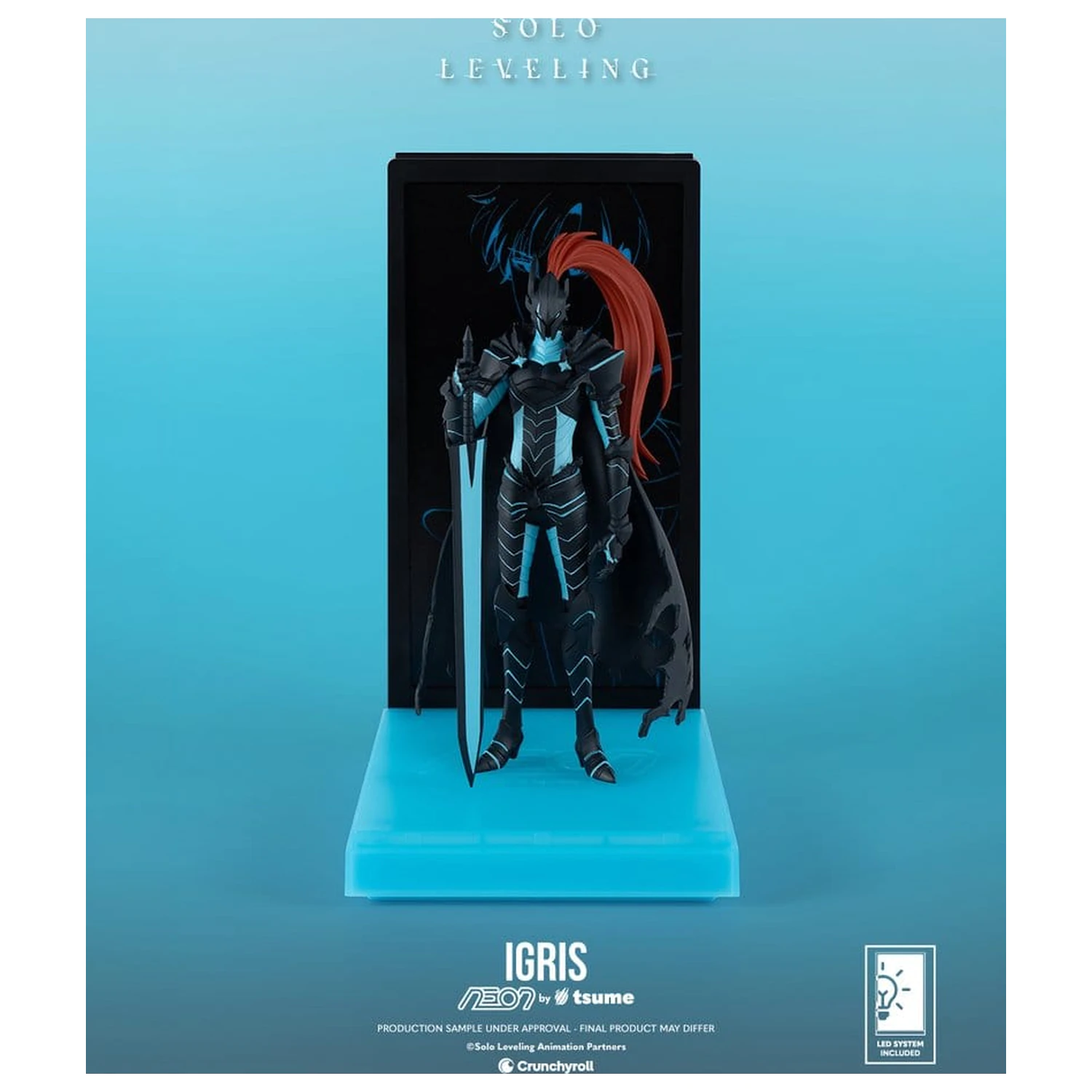 Solo Leveling Neon Figur 1/9 Igris 20 Zentimeter Produktfoto