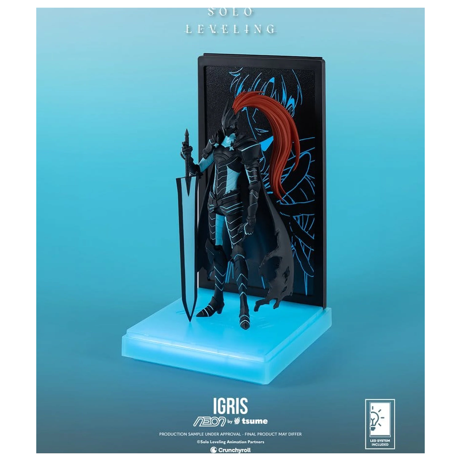 Solo Leveling Neon Figur 1/9 Igris 20 Zentimeter Produktfoto