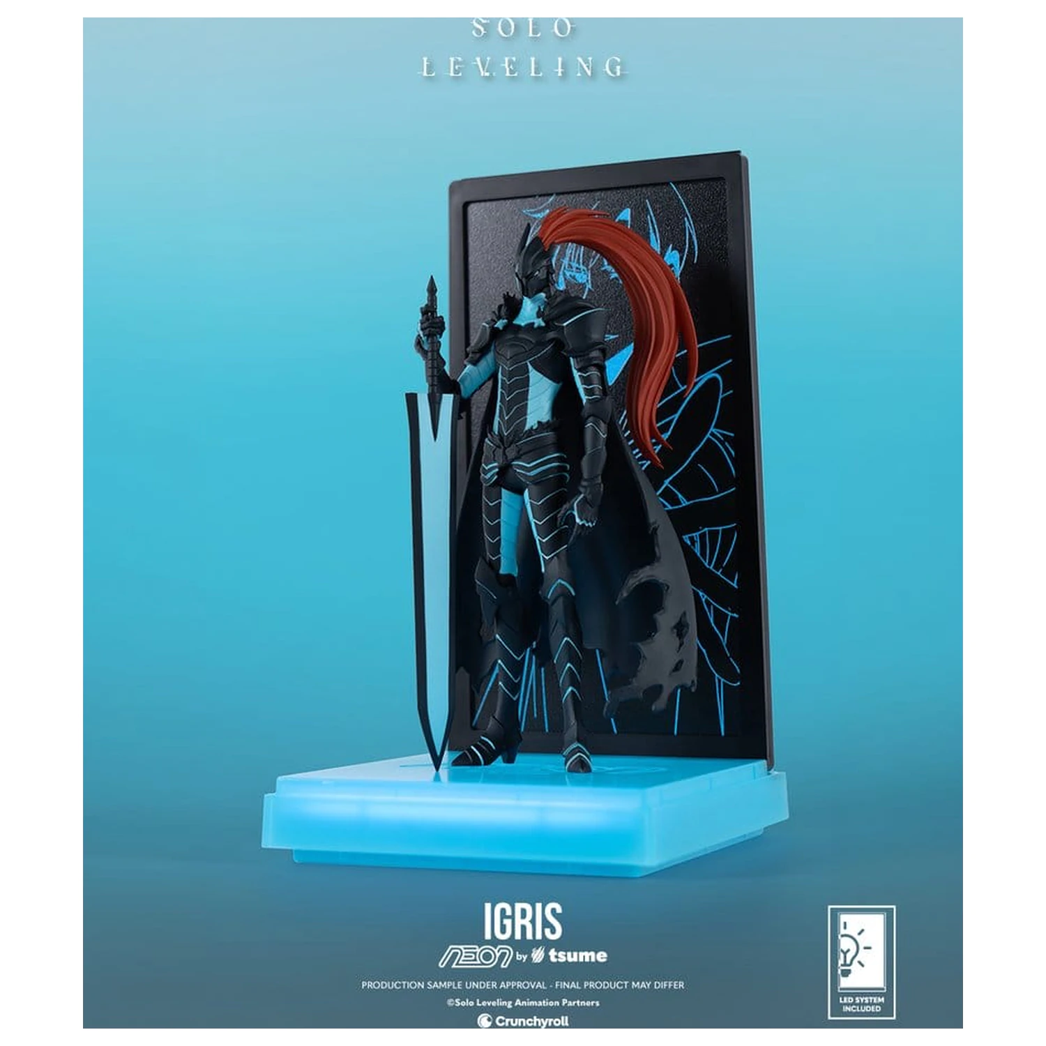Solo Leveling Neon Figur 1/9 Igris 20 Zentimeter Produktfoto