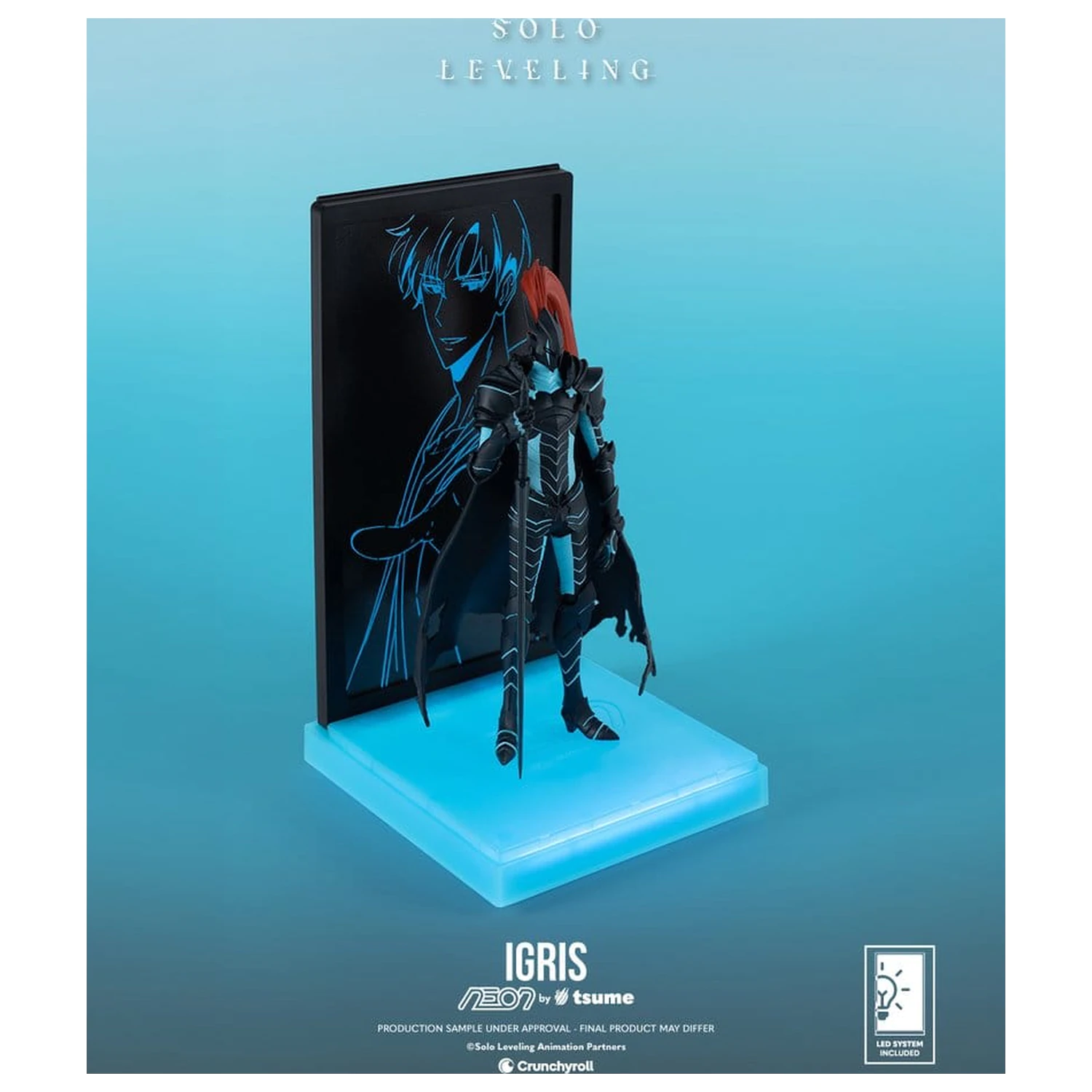 Solo Leveling Neon Figur 1/9 Igris 20 Zentimeter Produktfoto