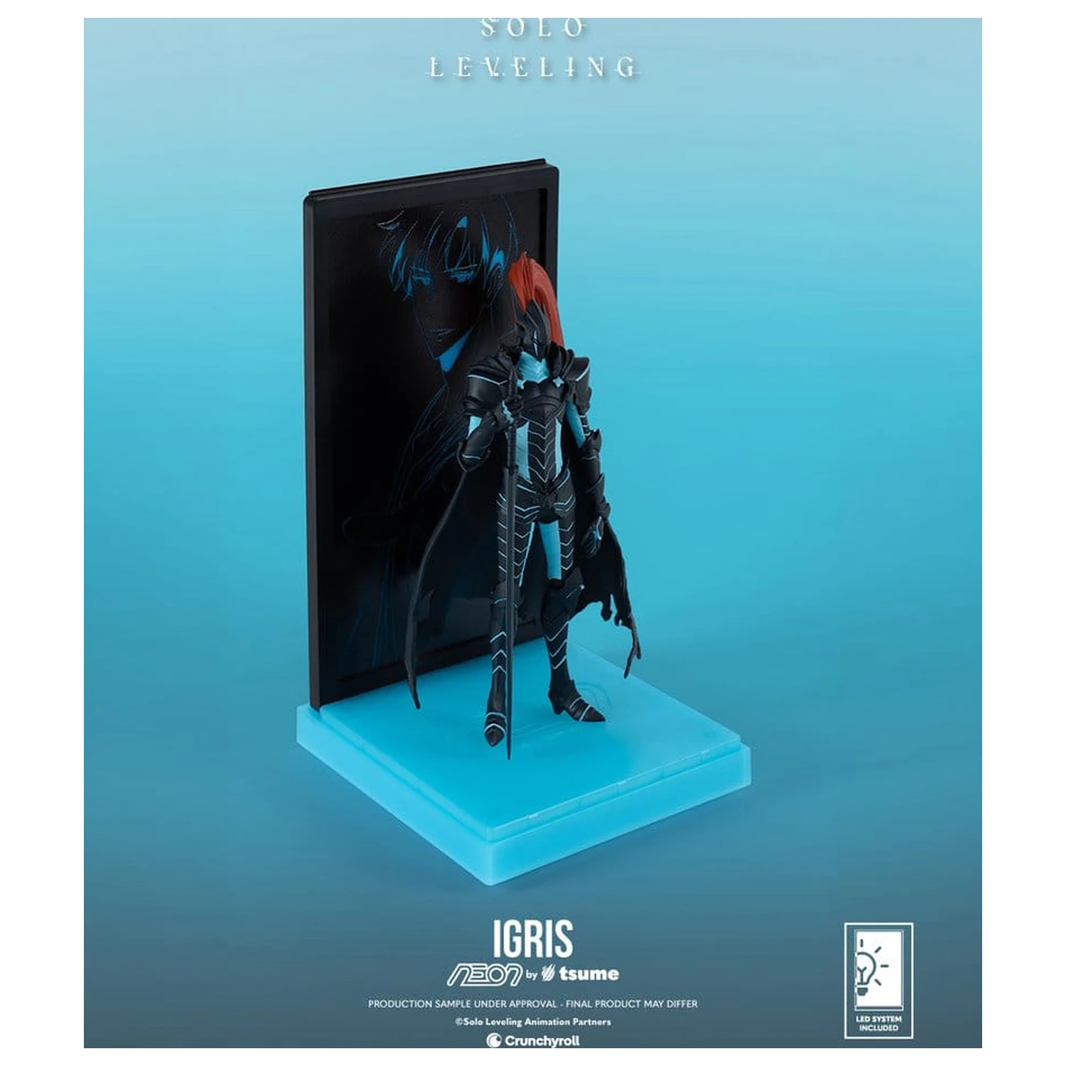 Solo Leveling Neon Figur 1/9 Igris 20 Zentimeter Produktfoto