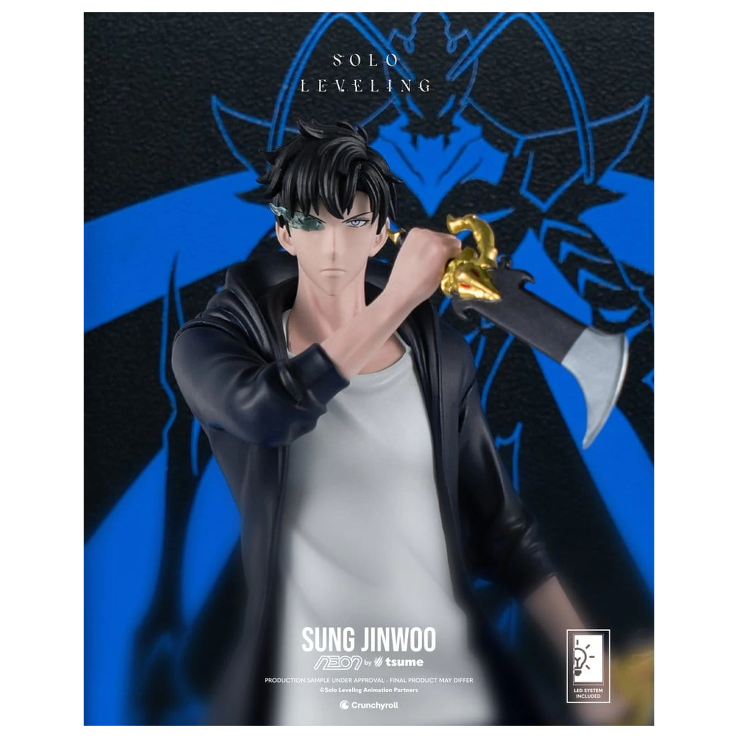 Solo Leveling Neon Figur 1/9 Sung Jinwoo 20 Zentimeter Produktfoto