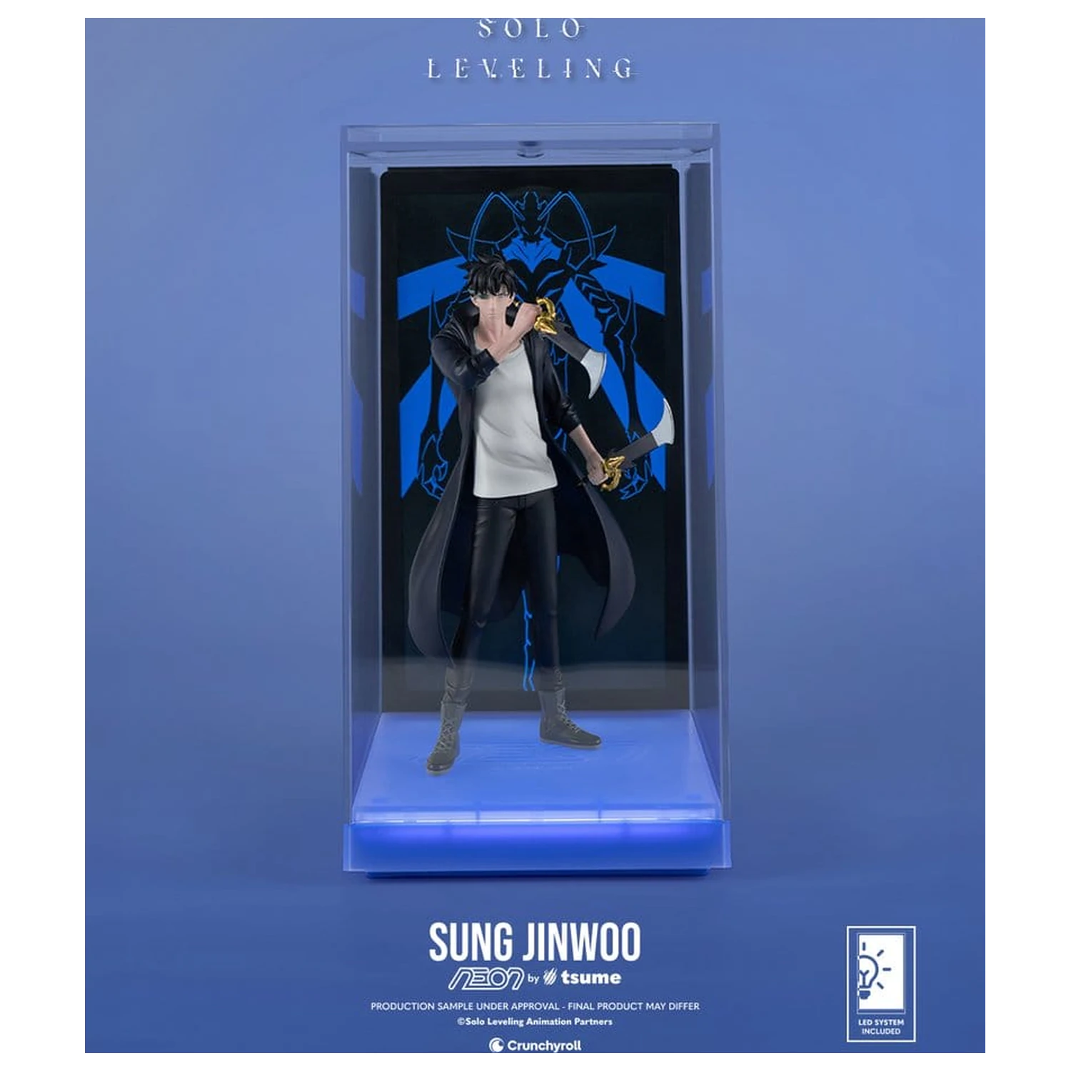 Solo Leveling Neon Figur 1/9 Sung Jinwoo 20 Zentimeter Produktfoto