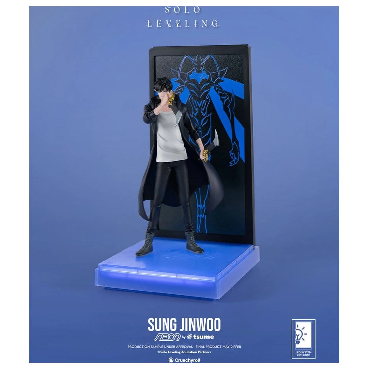 Solo Leveling Neon Figur 1/9 Sung Jinwoo 20 Zentimeter Produktfoto