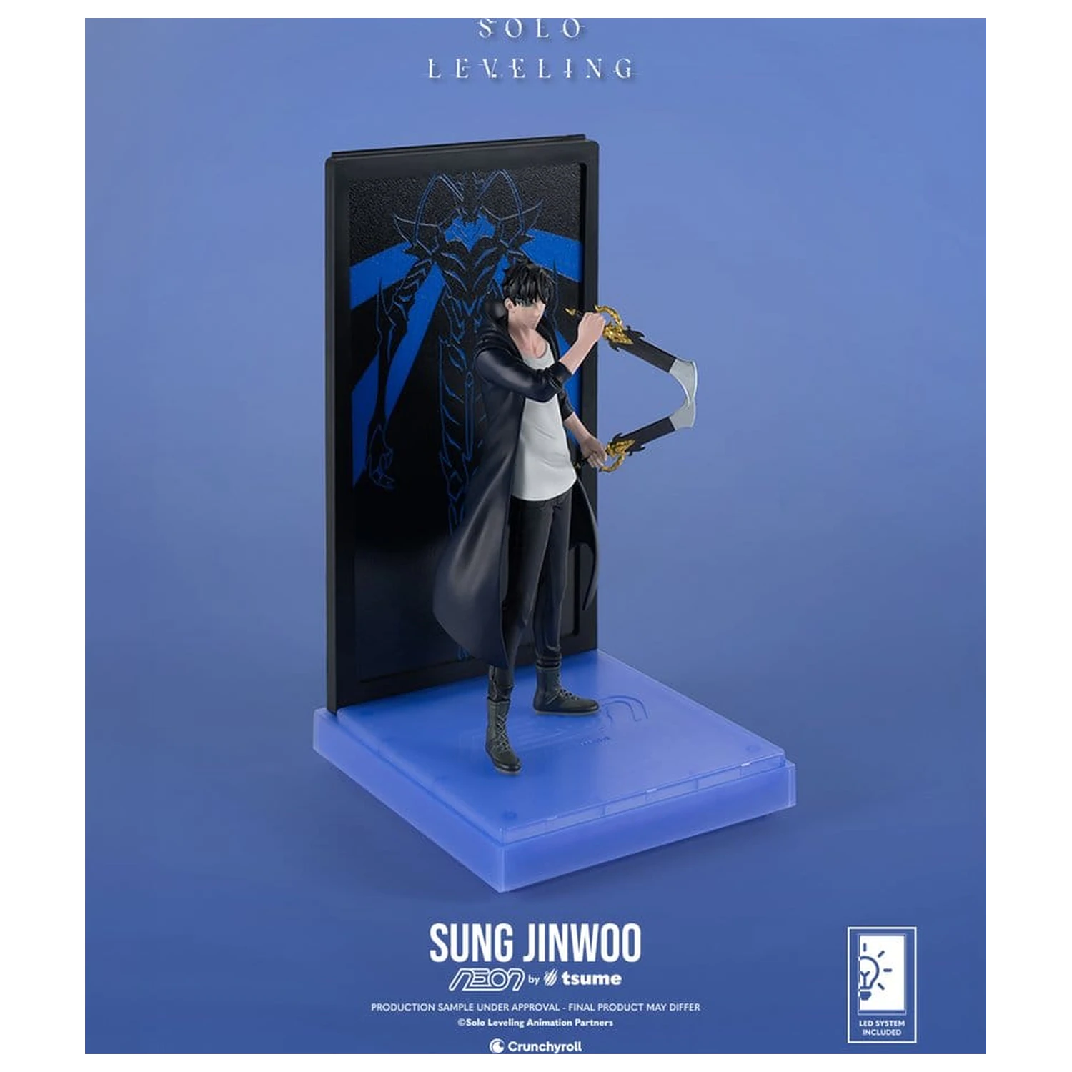 Solo Leveling Neon Figur 1/9 Sung Jinwoo 20 Zentimeter Produktfoto