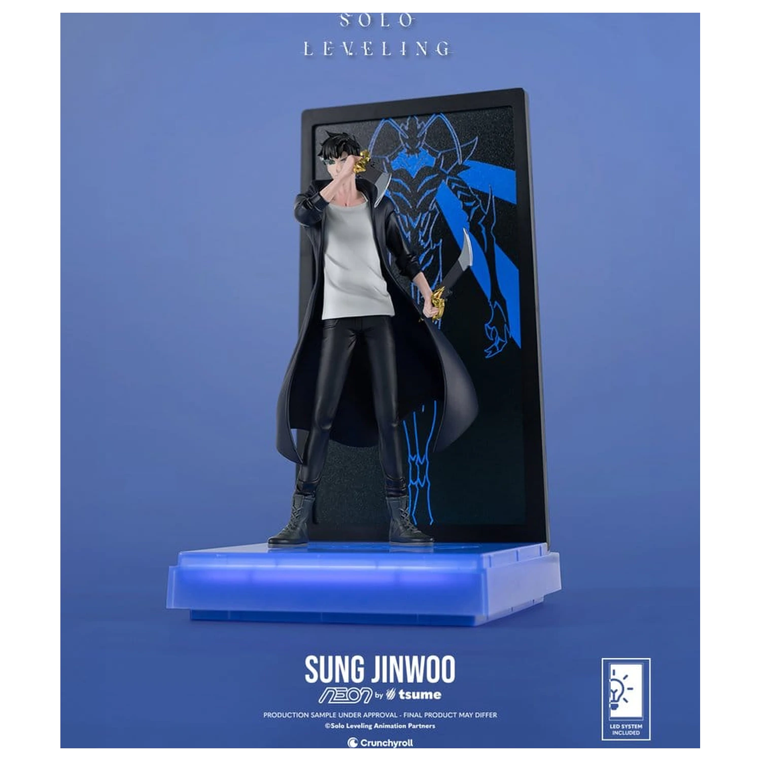 Solo Leveling Neon Figur 1/9 Sung Jinwoo 20 Zentimeter Produktfoto