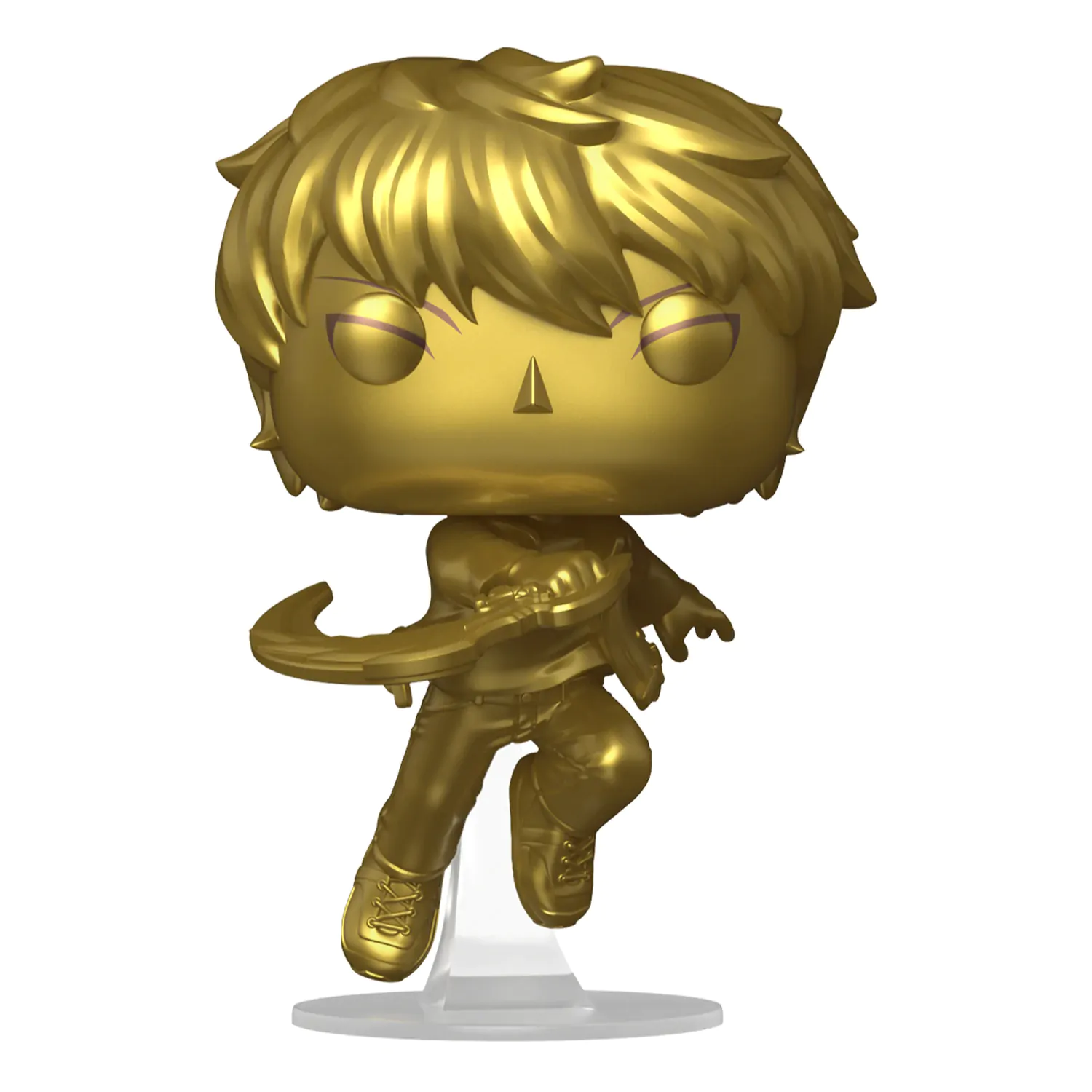 Solo Leveling Pop! Animation Vinyl Figur Sung Jinwoo (Gold) Exlusive Edition 10 cm Produktfoto