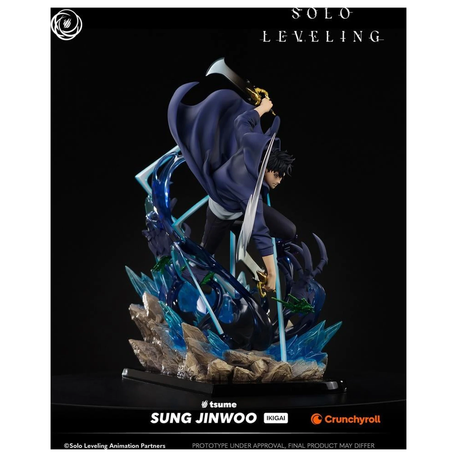 Solo Leveling Sung Jinwoo Statue Ikigai 1/6 von Tsume 44 Zentimeter Produktfoto