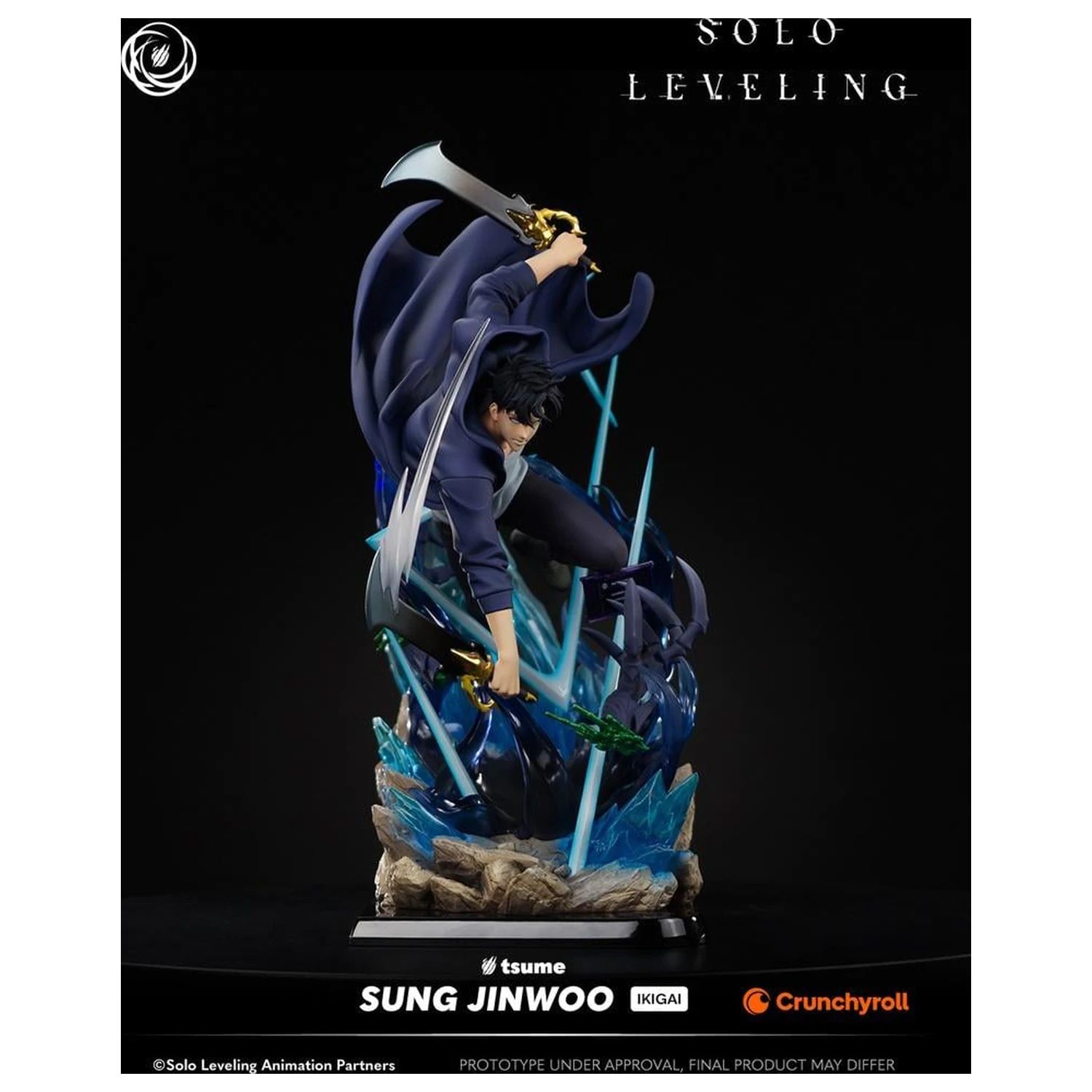 Solo Leveling Sung Jinwoo Statue Ikigai 1/6 von Tsume 44 Zentimeter Produktfoto