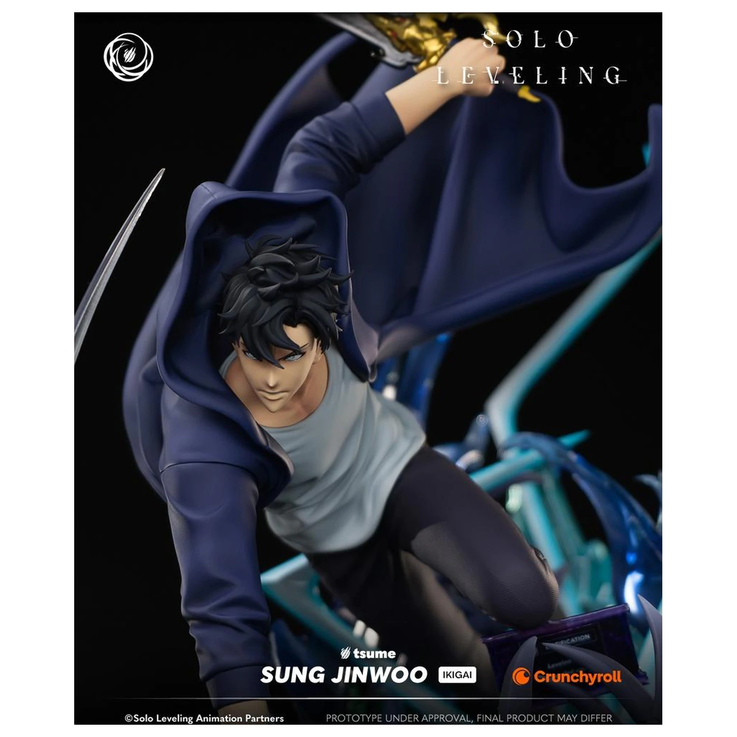 Solo Leveling Sung Jinwoo Statue Ikigai 1/6 von Tsume 44 Zentimeter Produktfoto