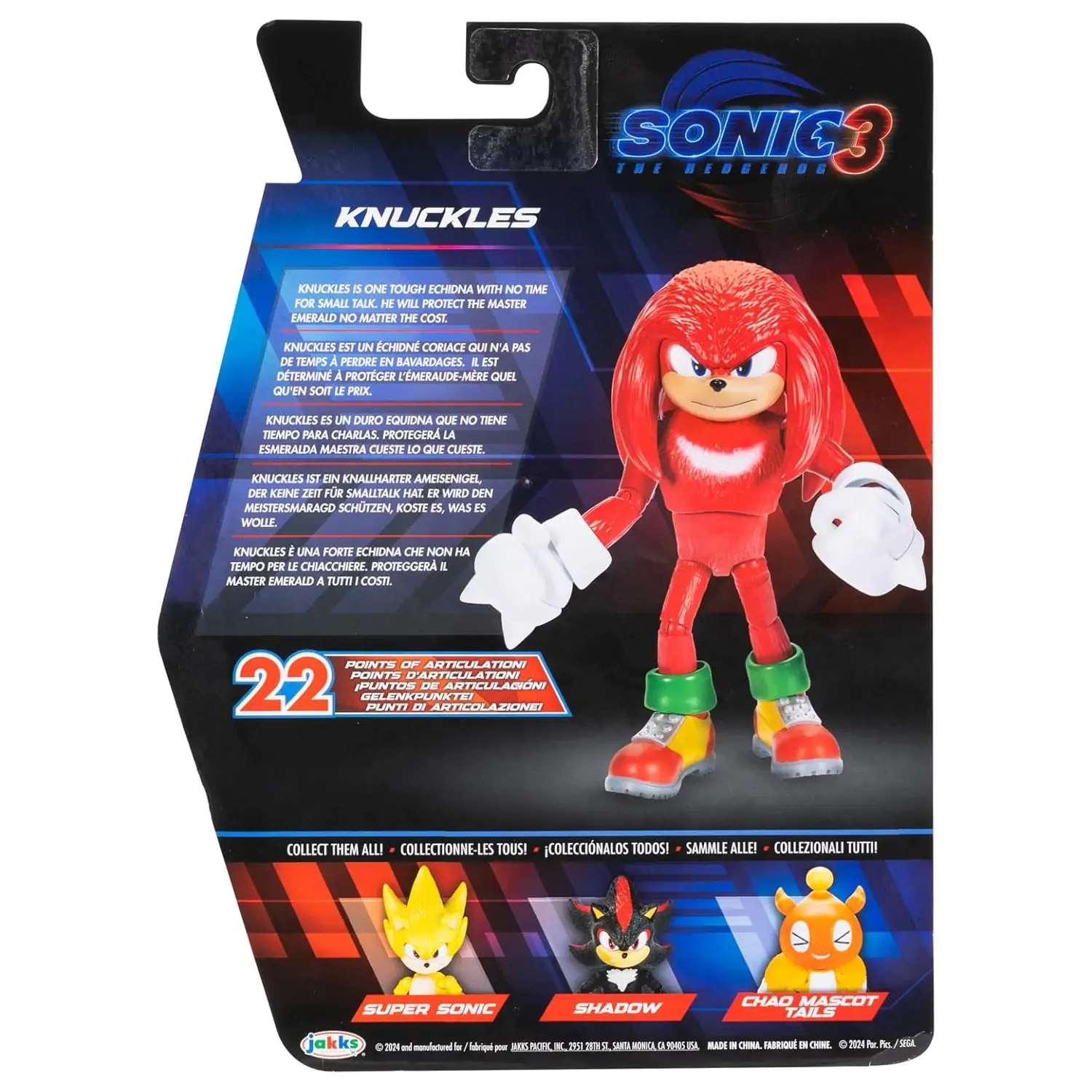 Sonic 3 Figur - Knuckles Produktfoto