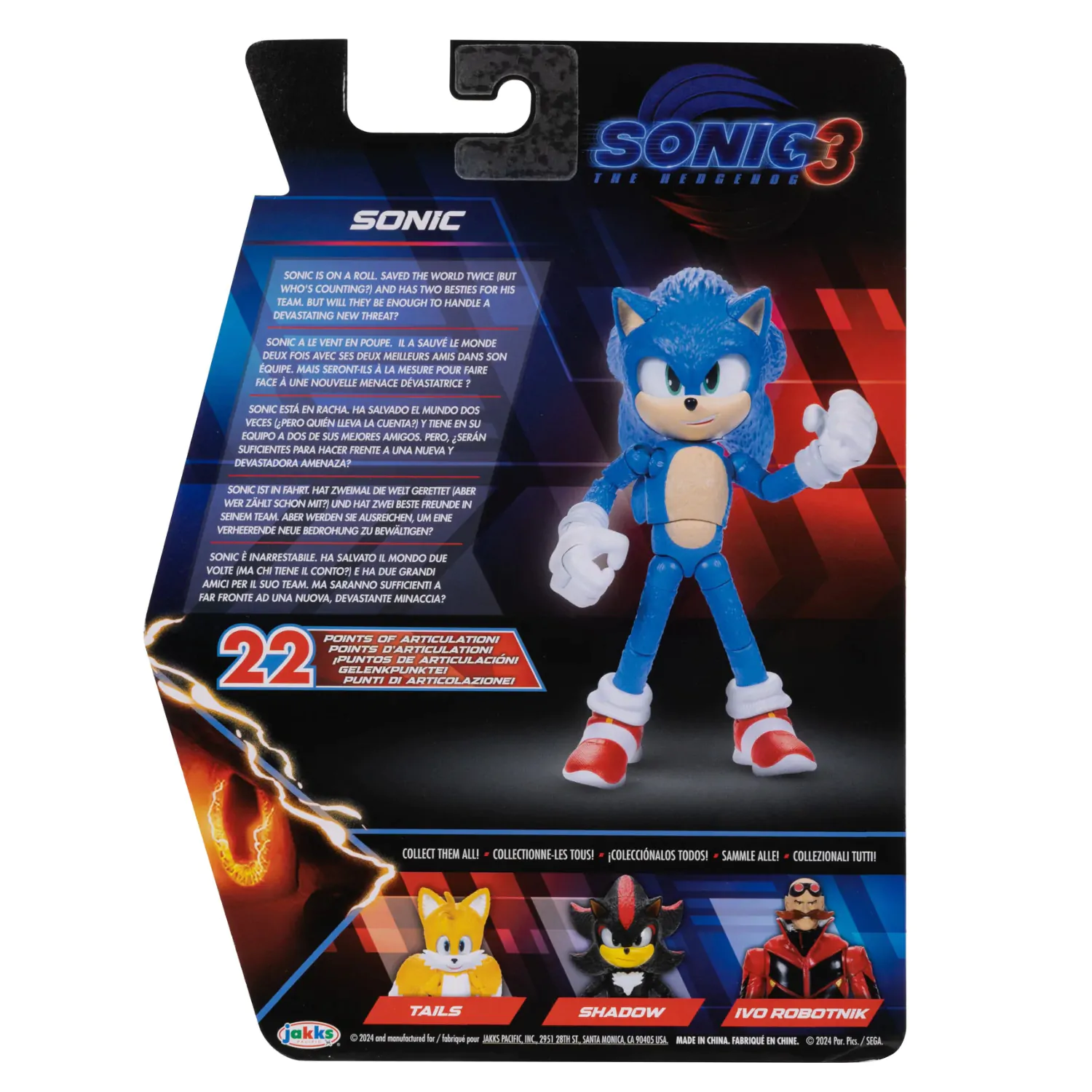 Sonic 3 Figur - Sonic Produktfoto