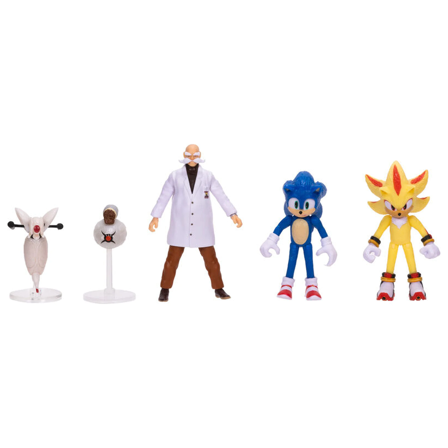 Sonic 3 Welle 3 Packung 5 Figuren 6cm Produktfoto