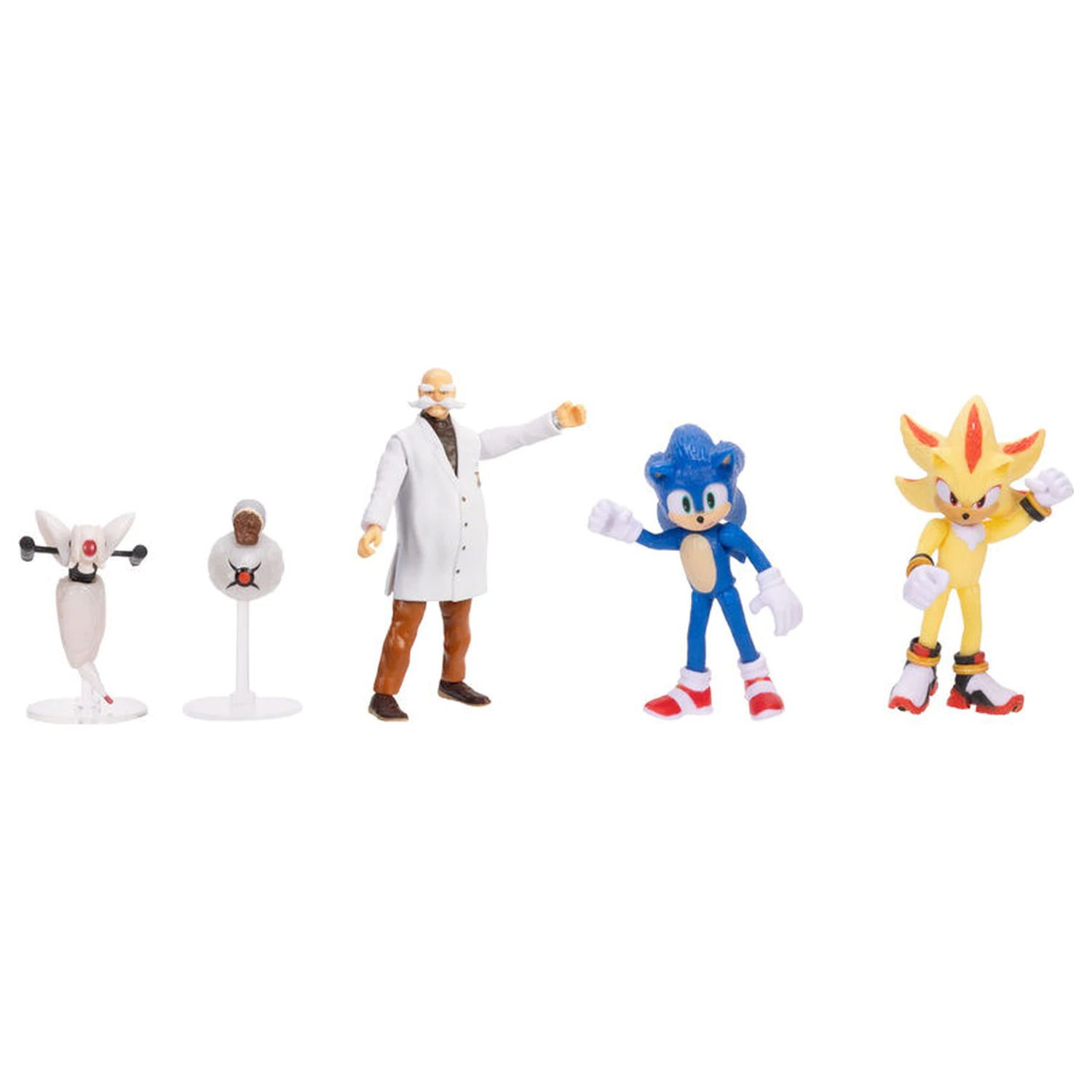 Sonic 3 Welle 3 Packung 5 Figuren 6cm Produktfoto