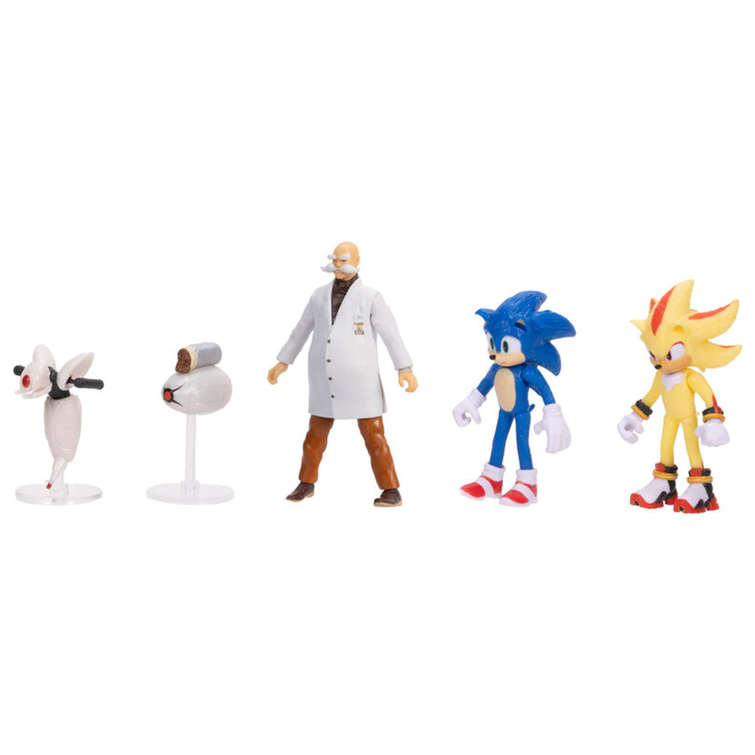 Sonic 3 Welle 3 Packung 5 Figuren 6cm Produktfoto