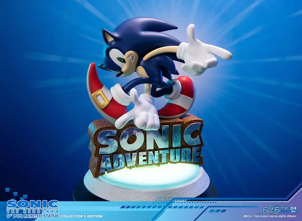 Sonic Adventure PVC Statue Sonic the Hedgehog Collector's Edition 23 cm Produktfoto