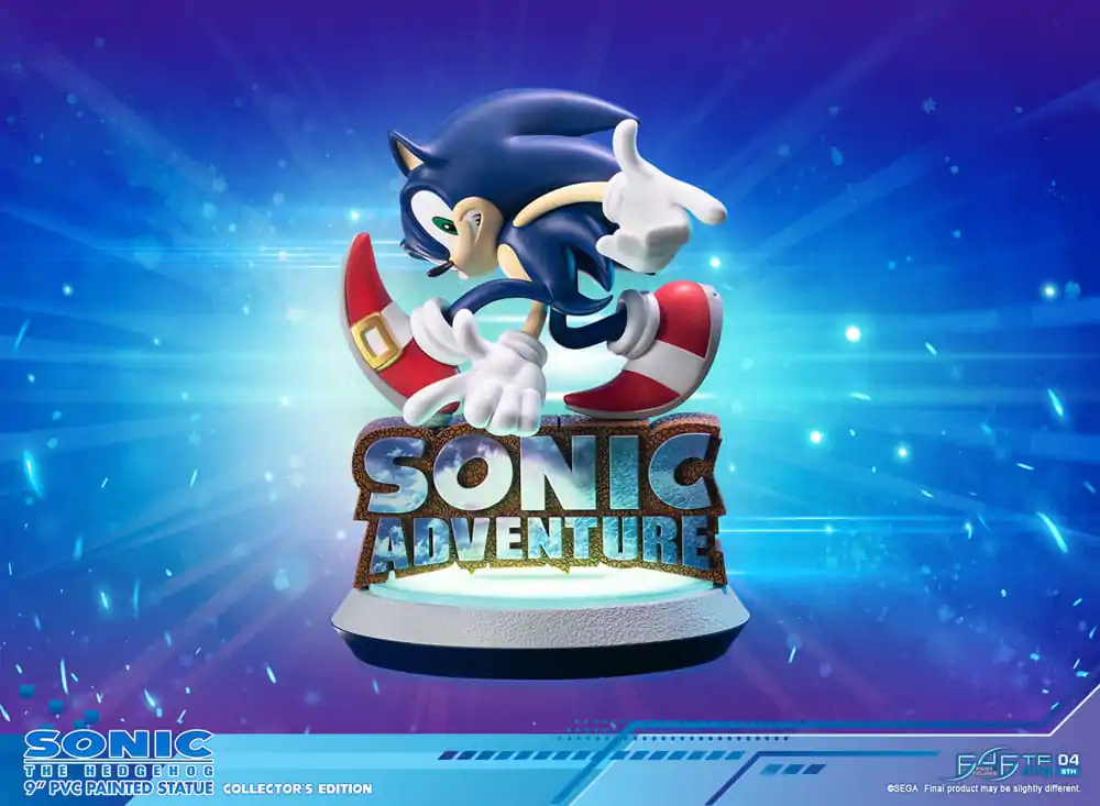 Sonic Adventure PVC Statue Sonic the Hedgehog Collector's Edition 23 cm Produktfoto