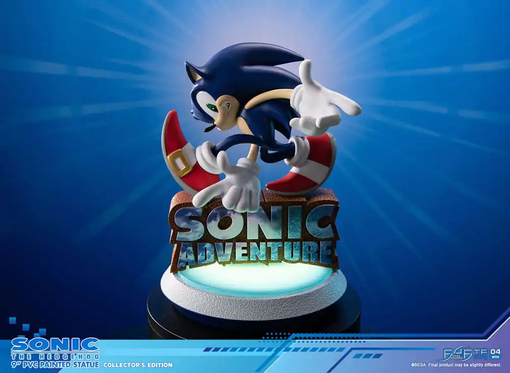 Sonic Adventure PVC Statue Sonic the Hedgehog Collector's Edition 23 cm Produktfoto