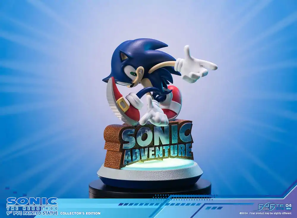 Sonic Adventure PVC Statue Sonic the Hedgehog Collector's Edition 23 cm Produktfoto