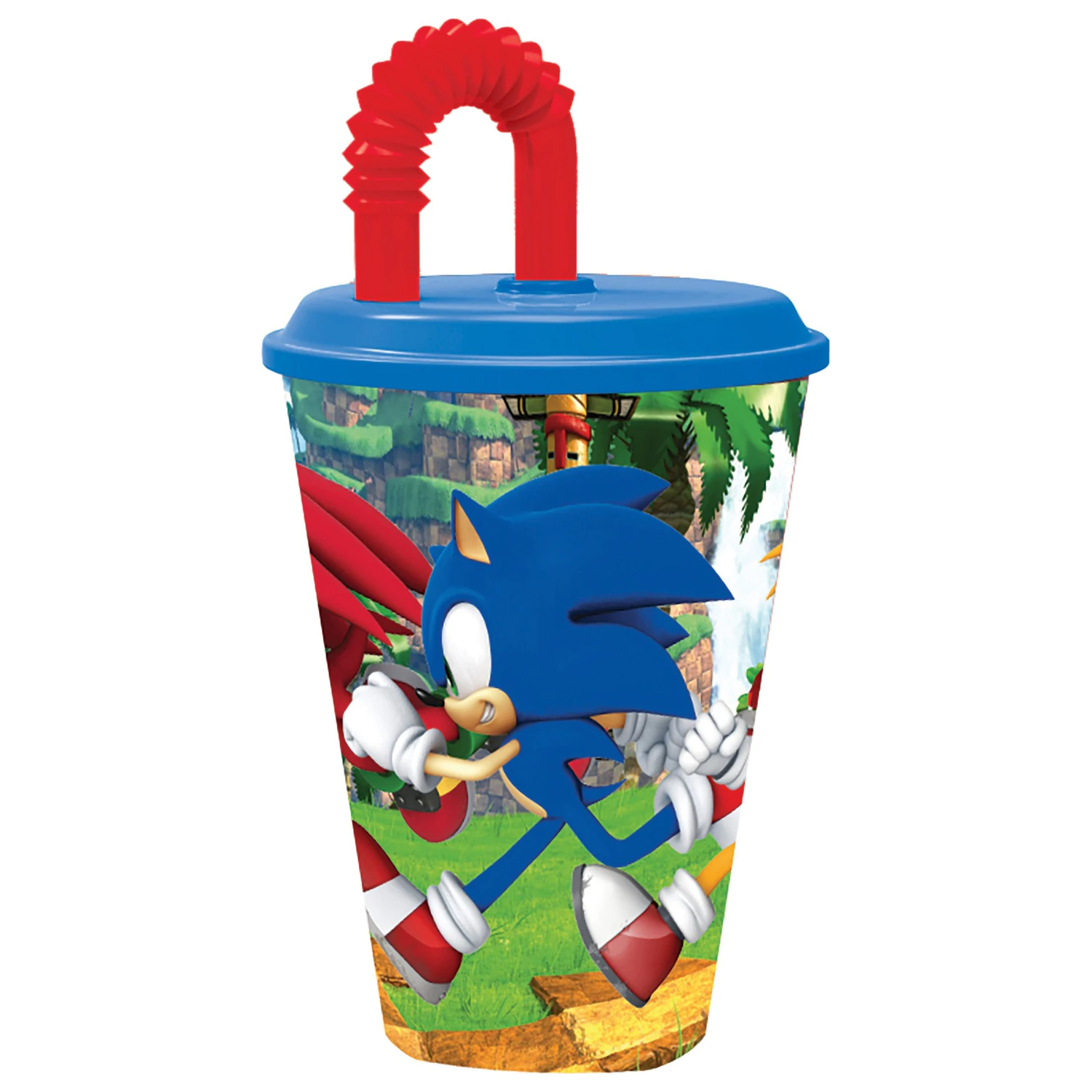 Sonic Adventure Trinkhalmbecher, Plastik 430 ml Produktfoto