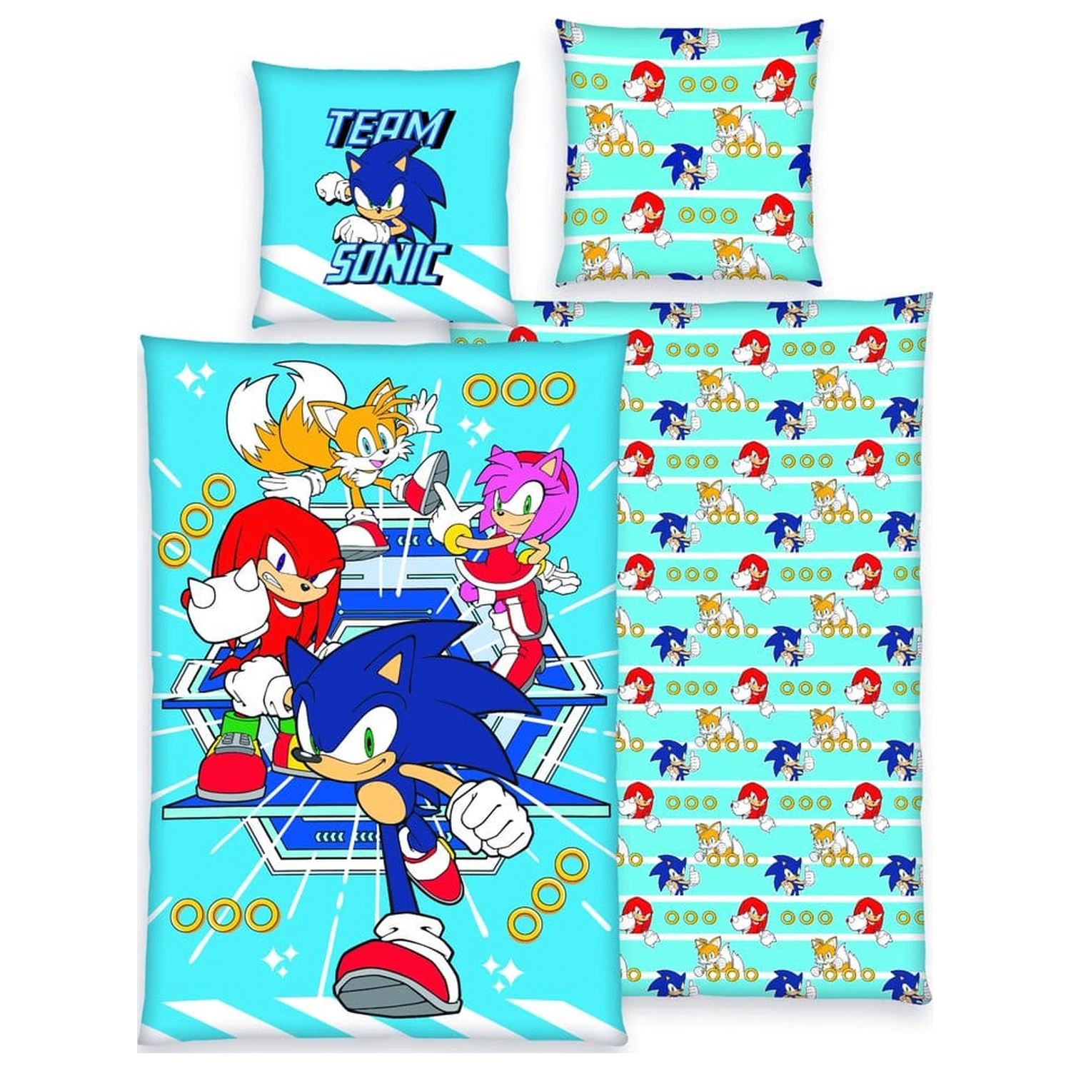 Sonic Bettwäsche Team Sonic 135 x 200 cm Produktfoto