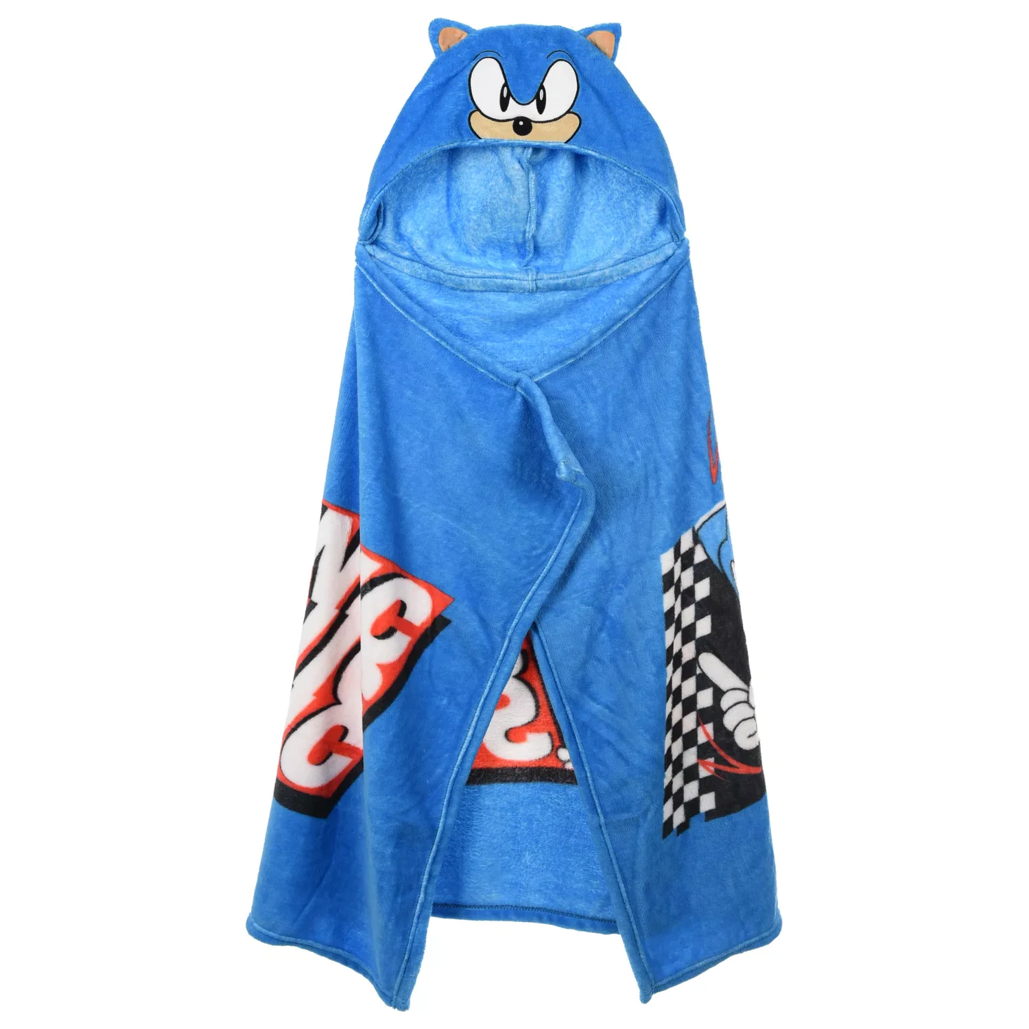Sonic Blue Blur Kuscheldecke mit Kapuze 80x120 cm Produktfoto
