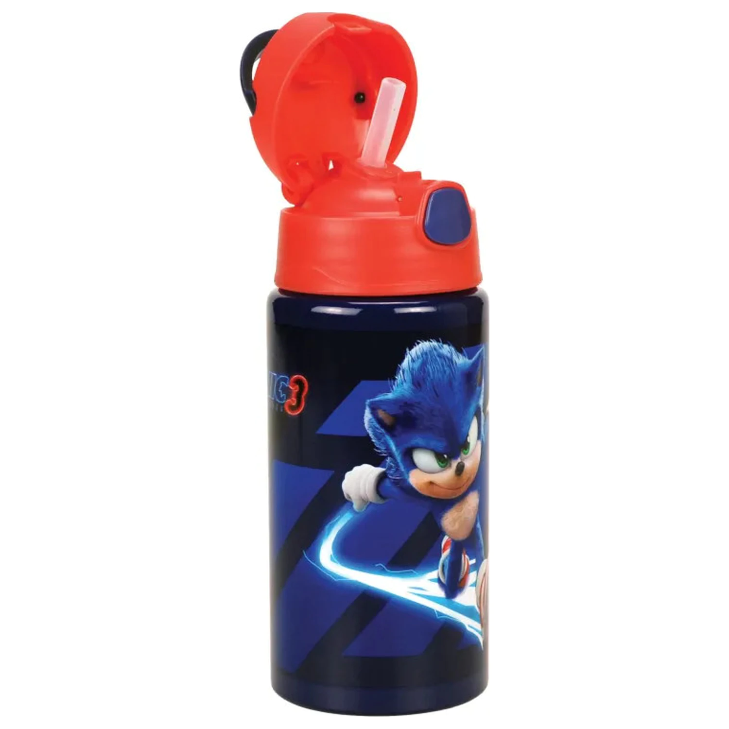Sonic Brawn Aluminium Trinkhalm-Wasserflasche mit Aufhänger 500 ml Produktfoto