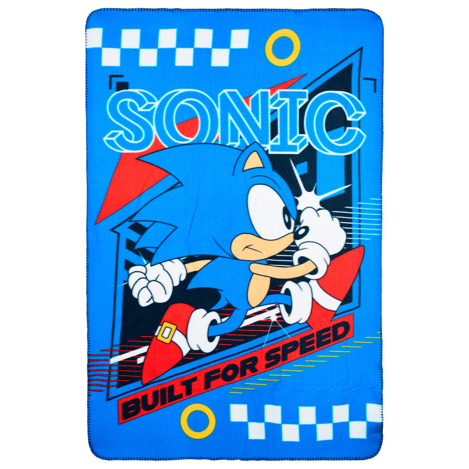 Sonic Built for Speed Fleece-Decke Produktfoto