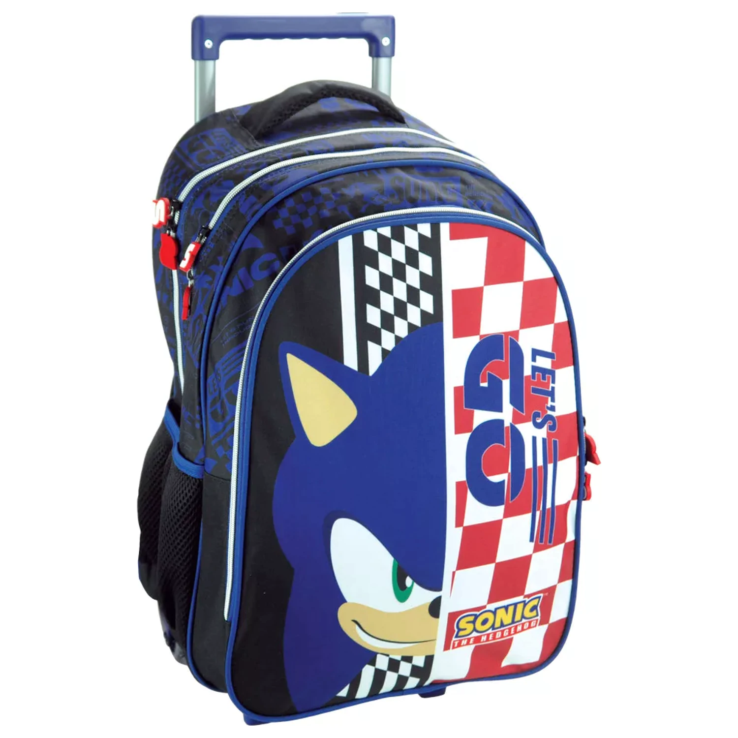 Sonic Champion Racer Rucksack mit Rollen, Tasche 46 cm Produktfoto