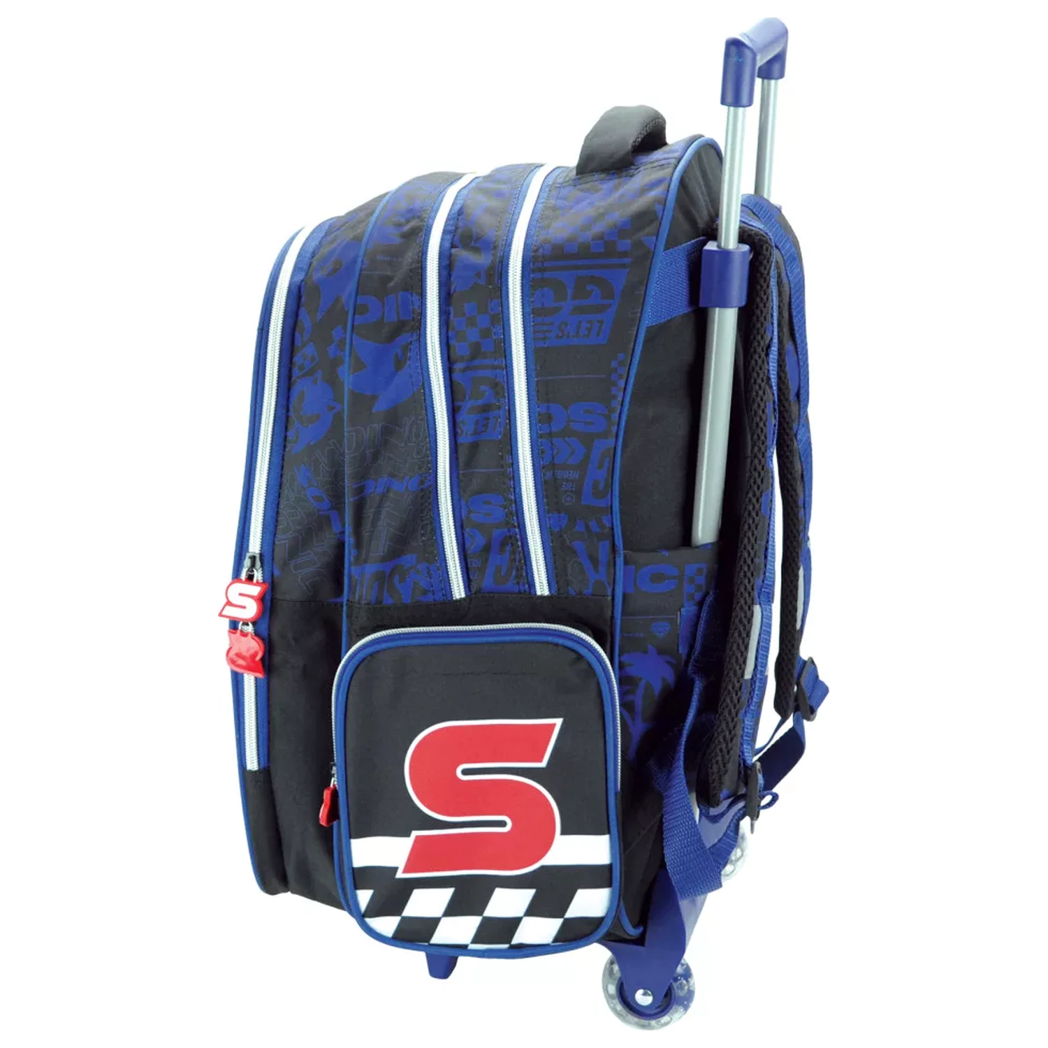 Sonic Champion Racer Rucksack mit Rollen, Tasche 46 cm Produktfoto