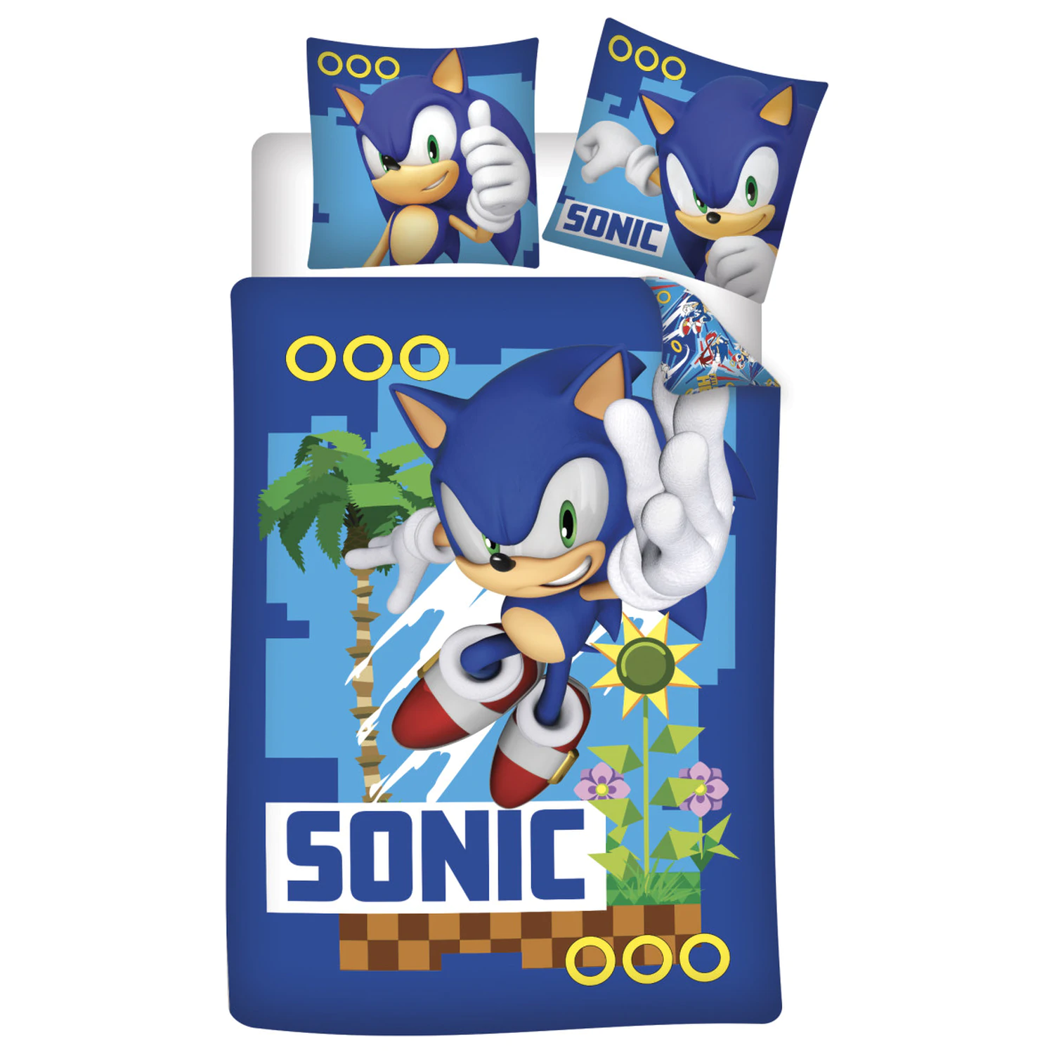 Sonic Coin Chase Bettbezug Produktfoto