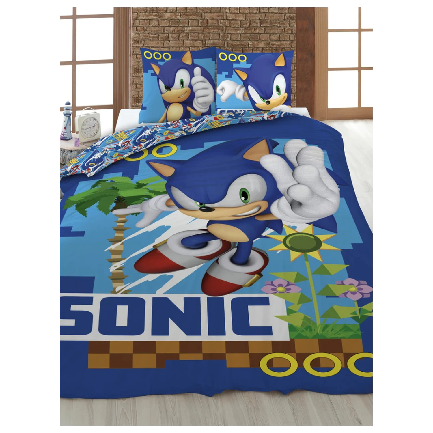Sonic Coin Chase Bettbezug Produktfoto
