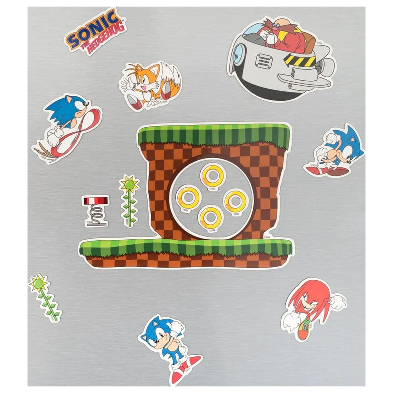 Sonic Die-Cut Magnet Set Produktfoto