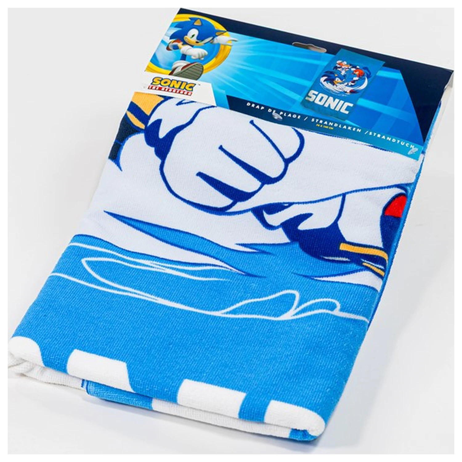 Sonic Fast Lane Handtuch 70x140cm Produktfoto
