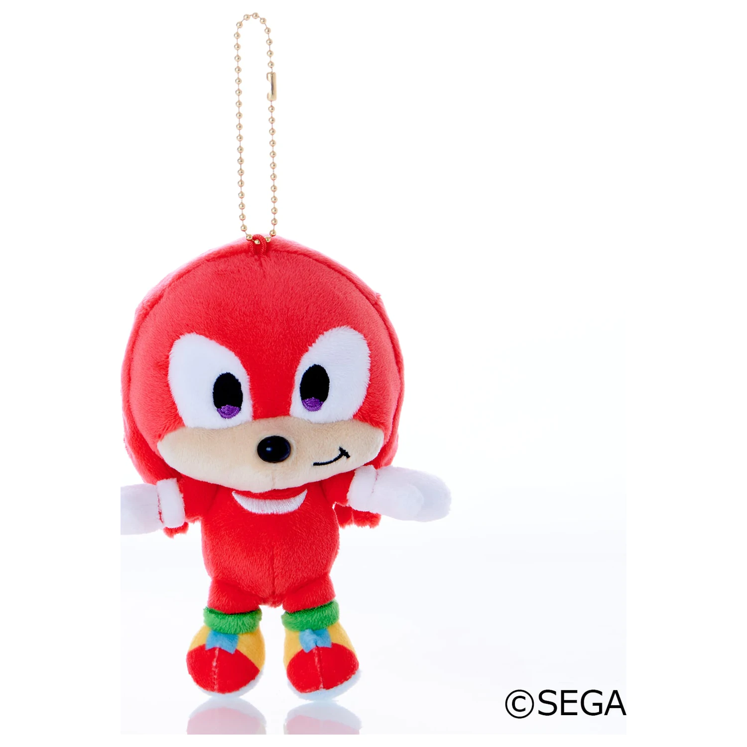 SONIC & FRIENDS Knuckles Maskottchen Plüschfigur 16cm Produktfoto