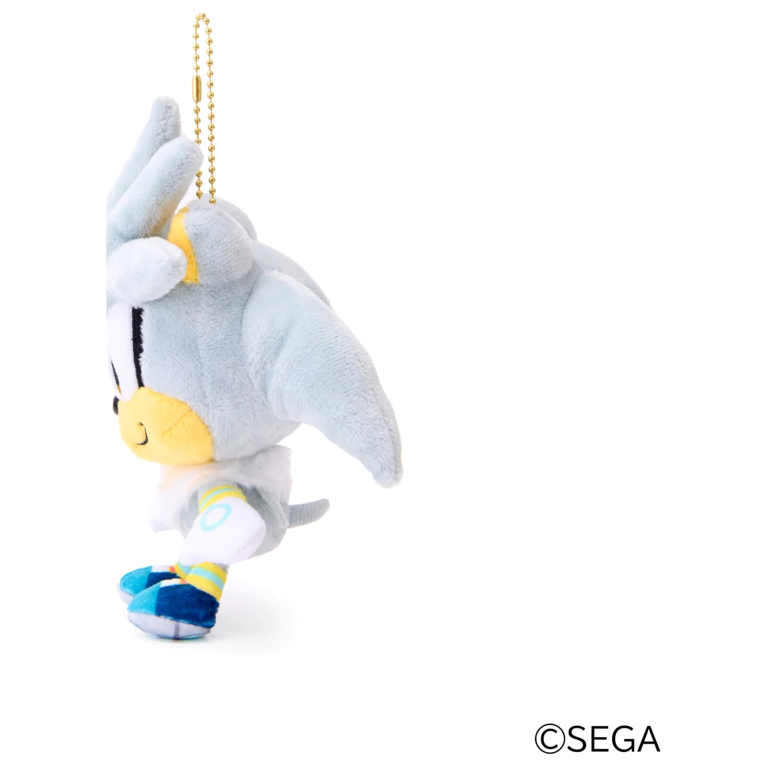 SONIC & FRIENDS Silber Maskottchen Plüsch 16cm Produktfoto