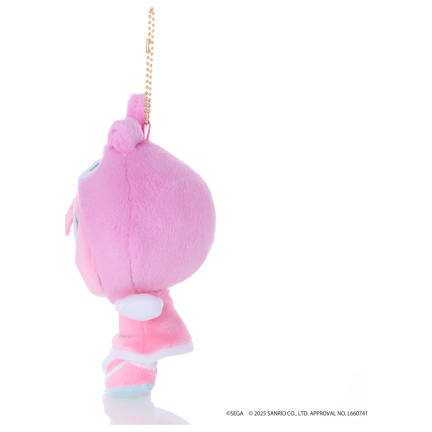 SONIC & FRIENDS x SANRIO Amy x My Melody Maskottchen Plüsch 8cm Produktfoto