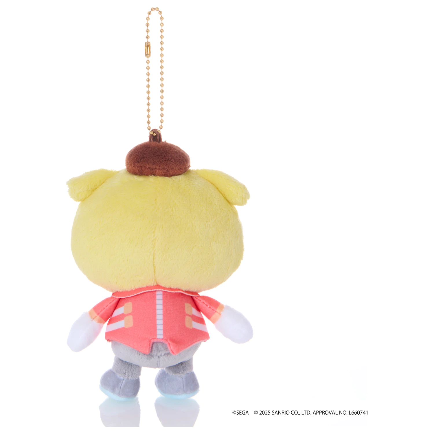 Sonic & Friends x Sanrio Dr. Eggman x P25pxompurin Maskottchen Plüsch 8 cm Produktfoto