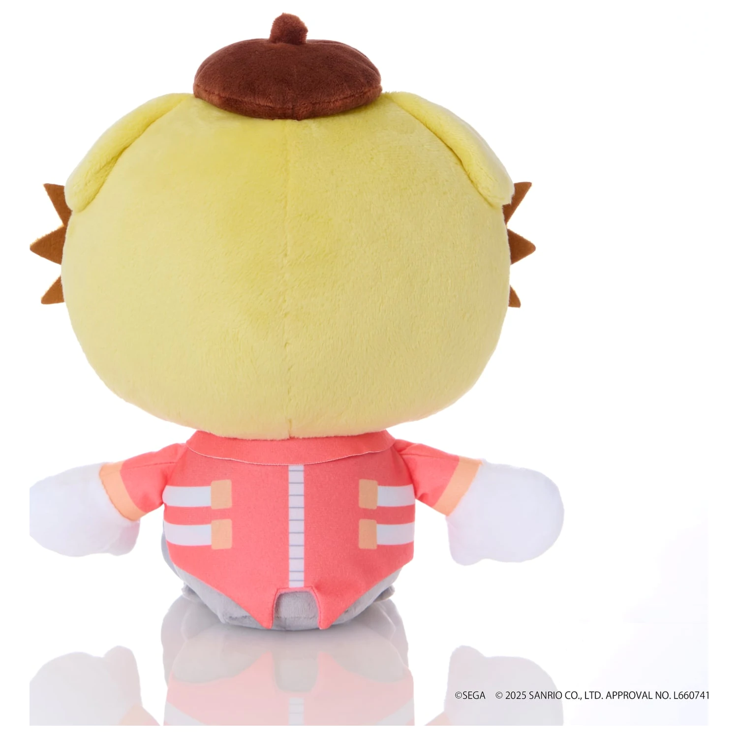 Sonic & Friends X Sanrio Dr. Eggman X Pompompurin Plüschfigur 24cm Produktfoto