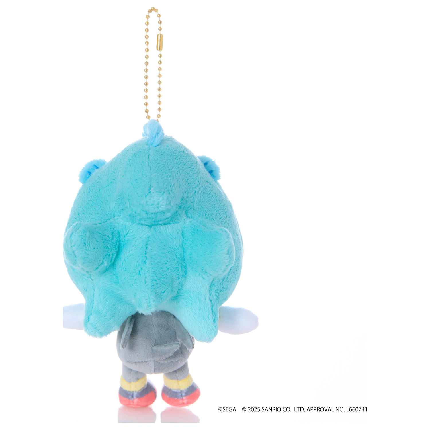 Sonic & Friends X Sanrio Shadow X Hangyodon Maskottchen Plüschtier 8cm Produktfoto